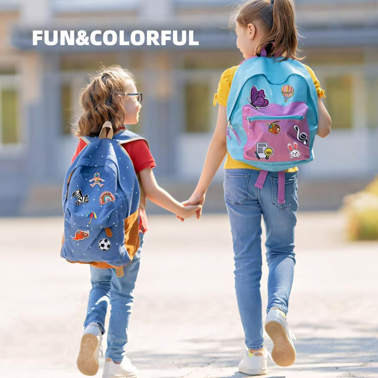 Mix colorful patches 60 pieces