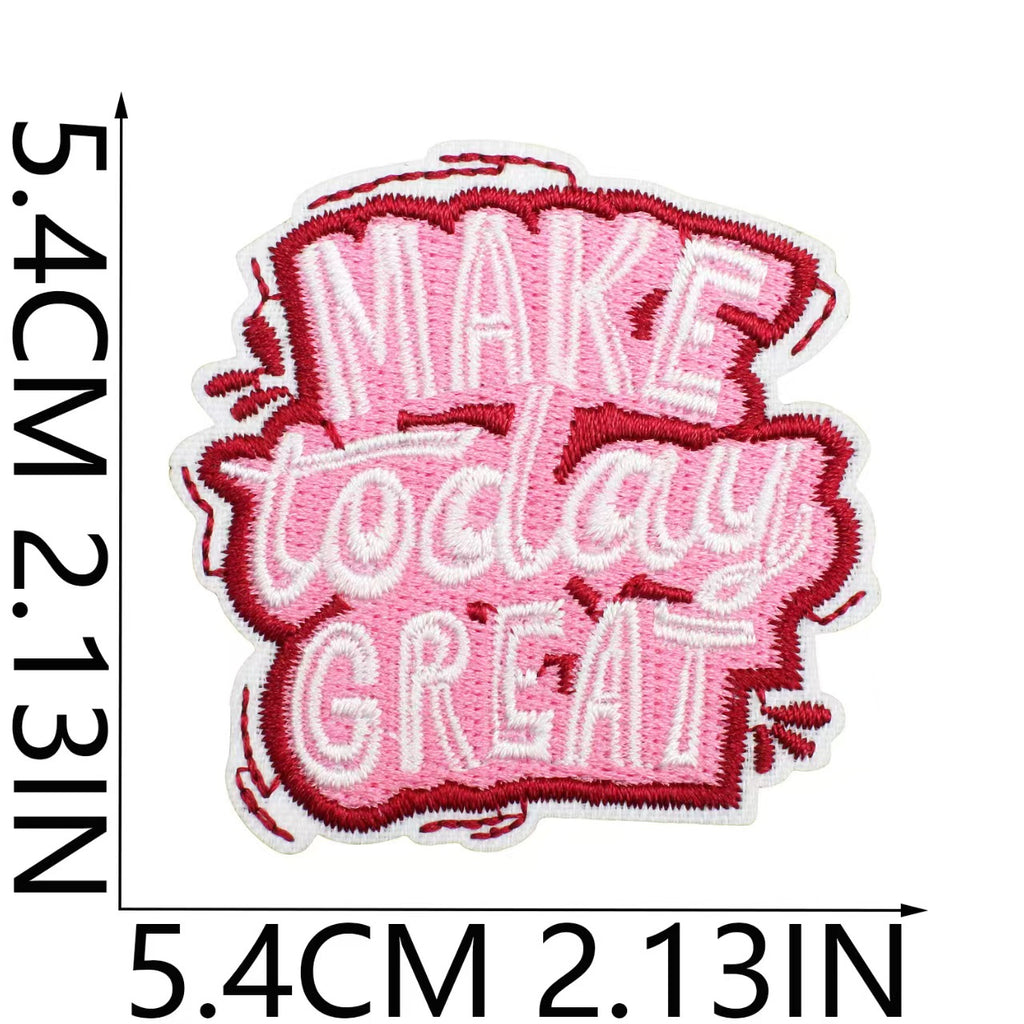 Mix inspirational quote patches 60 pieces bundle