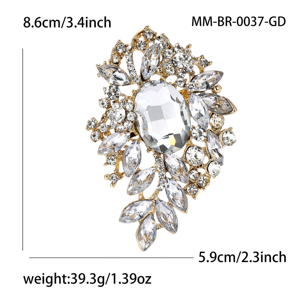 Rhinestone Brooch