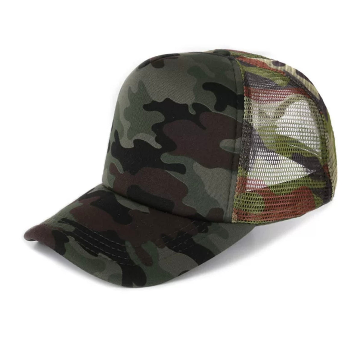 Camo Trucker Mesh Cap