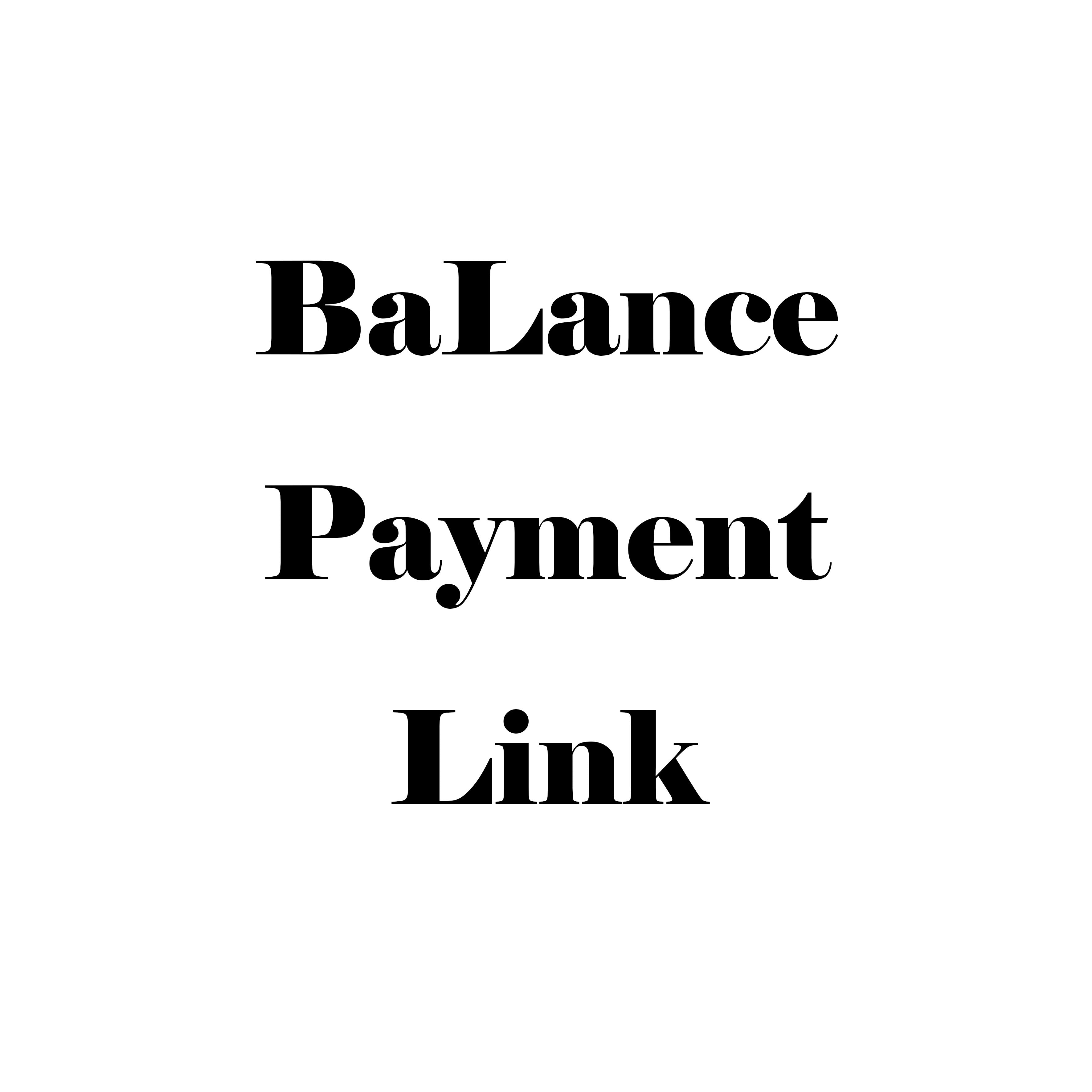 Balance Payment link